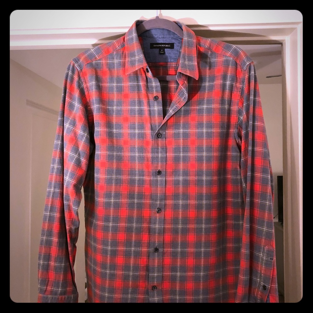 Banana Republic flannel button down
